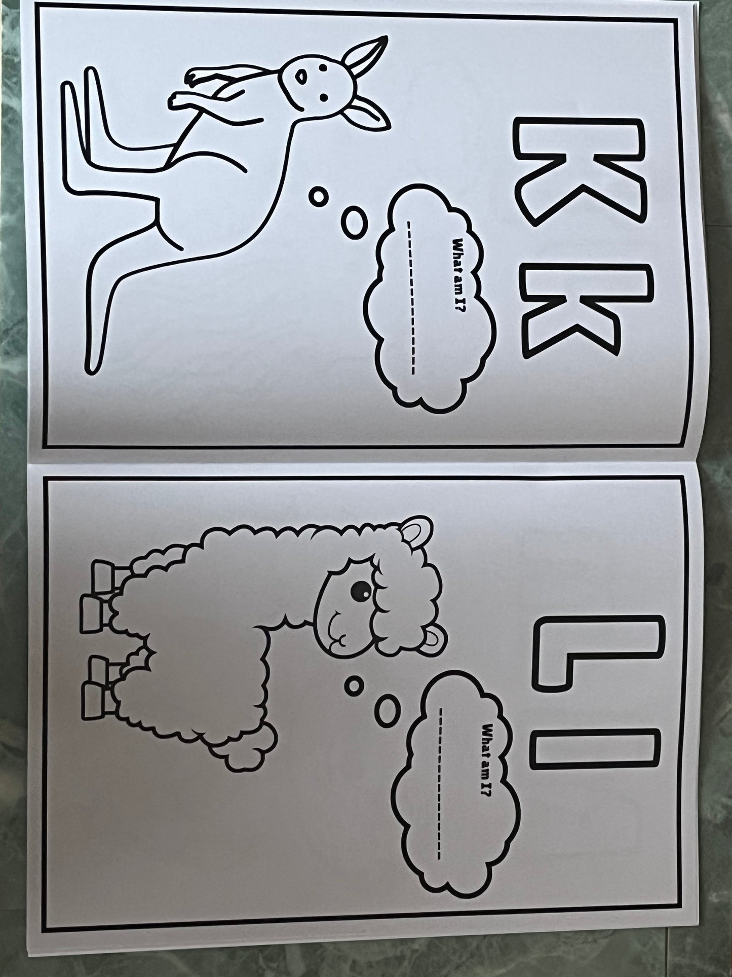 Alphabet Colouring Book