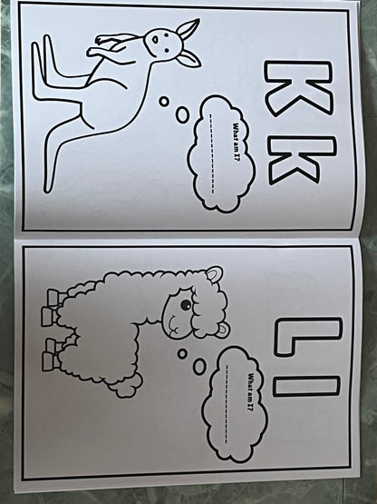 Alphabet Colouring Book