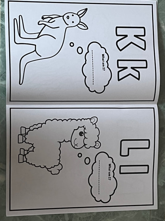 Alphabet Colouring Book