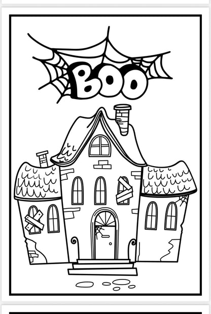 Halloween Colouring Book